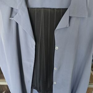 Elegant Blue Women's Blouse